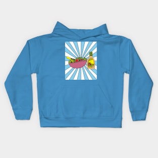 Retro Salad Dressing Kids Hoodie